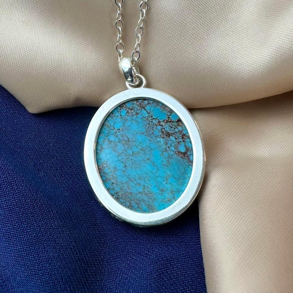 Turquoise Silver Pendant