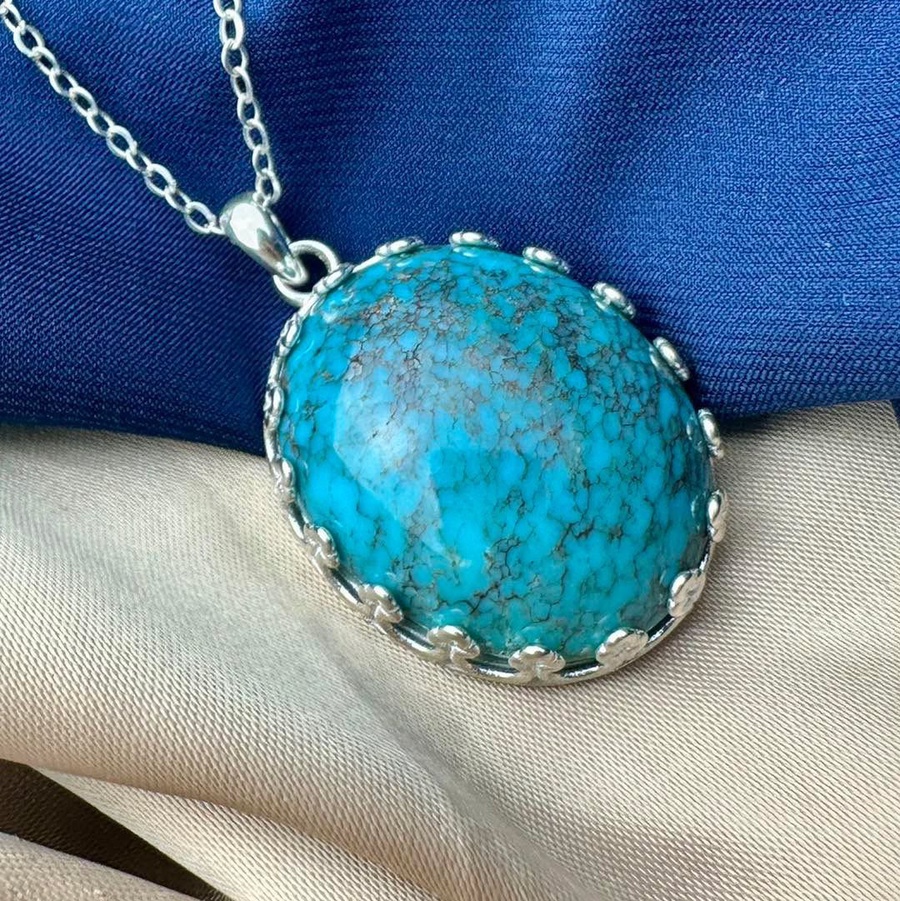 Turquoise Silver Pendant