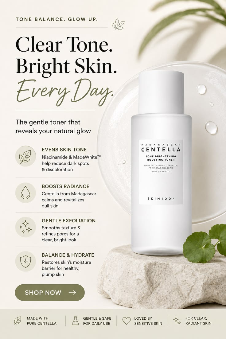 SKIN1004 Madagascar Centella Tone Brightening Boosting Toner