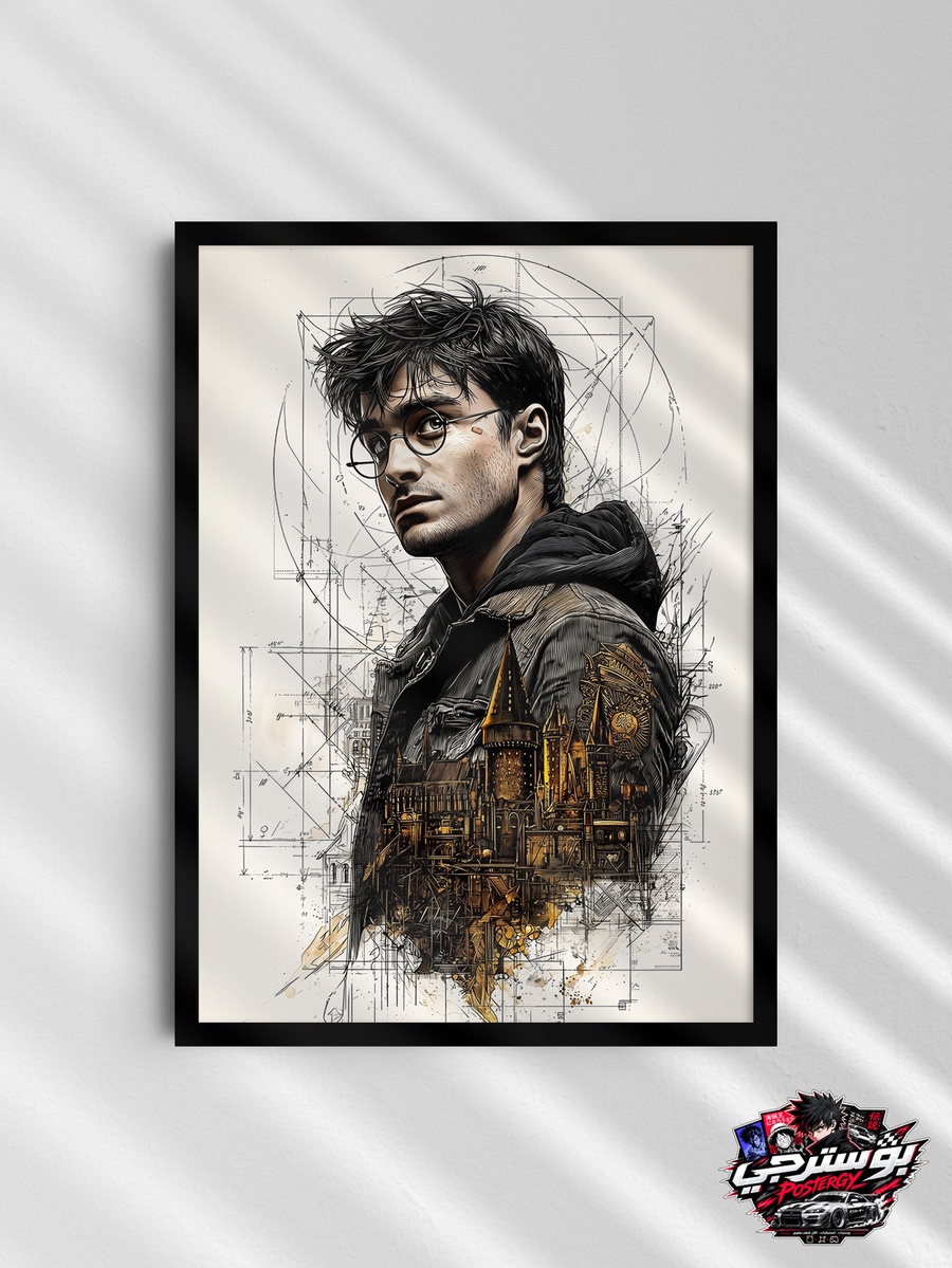 بوستر هاري بوتر بتصميم فني مميز