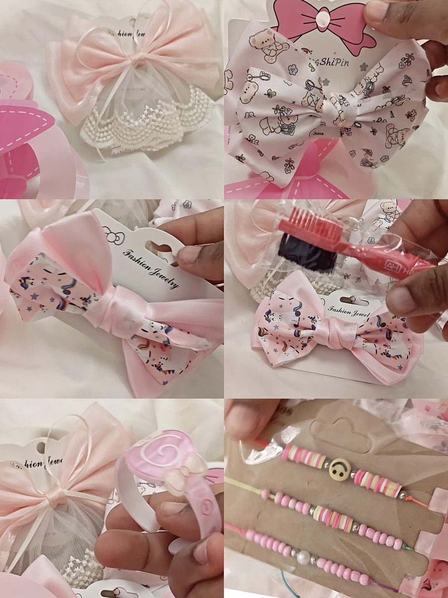 Bow Pink Simple Kids Collection