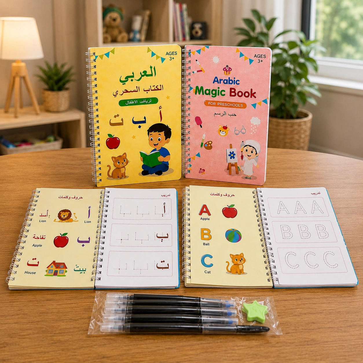 الكتاب السحري التعليمي التفاعلي للأطفال
