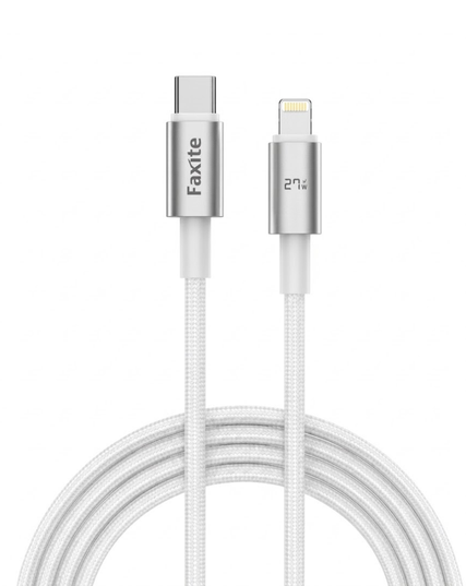 Faxite Type-C to Lightning Fast Charging Cable 27W - Braided