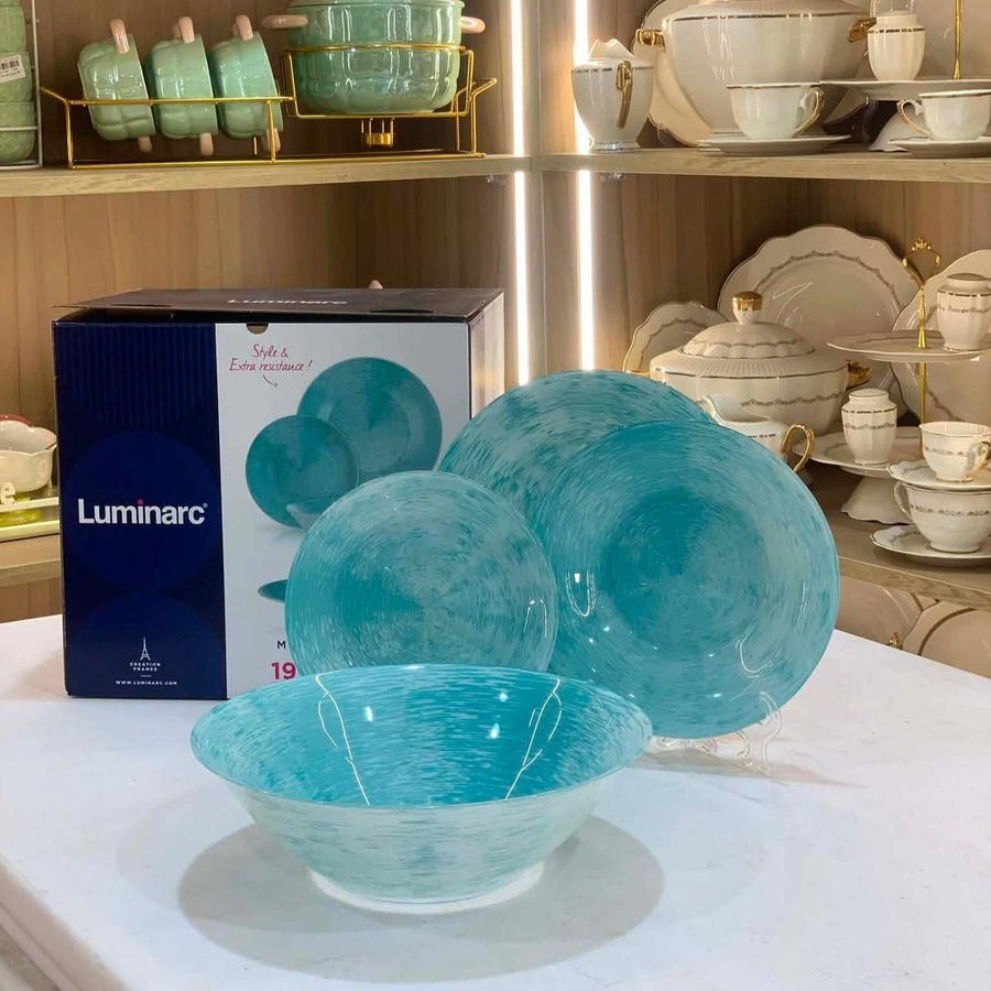 طقم عشاء أركوبيركس لومينارك 19 قطعة
