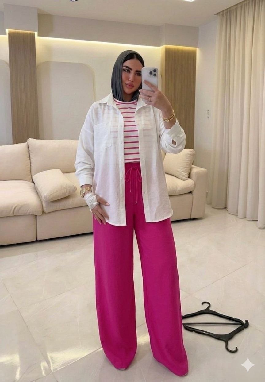 سوت ٣قطع  بجيوب