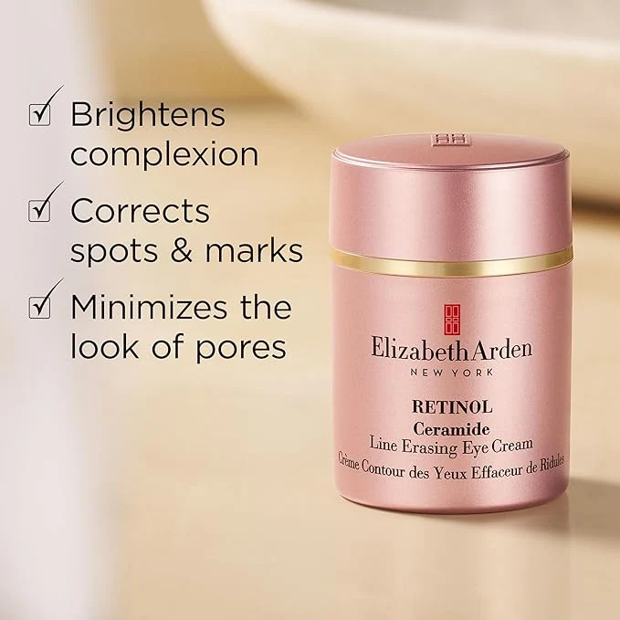 Elizabeth Arden - كبسولات ريتينول سيراميد وكريم العين 