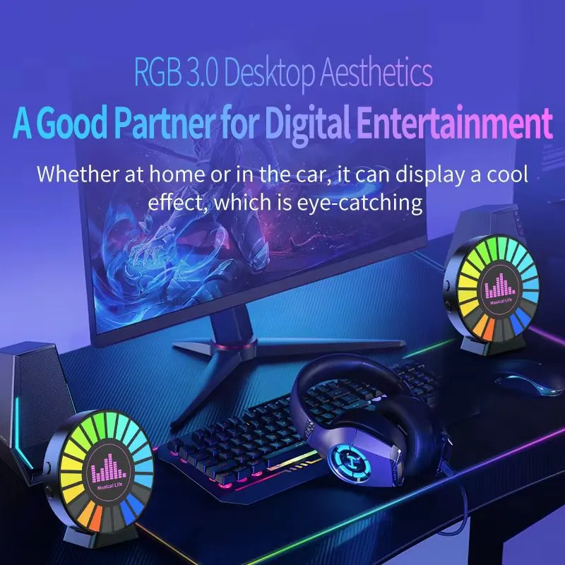 Car 360° RGB Music Aroma Diffuser-KL027