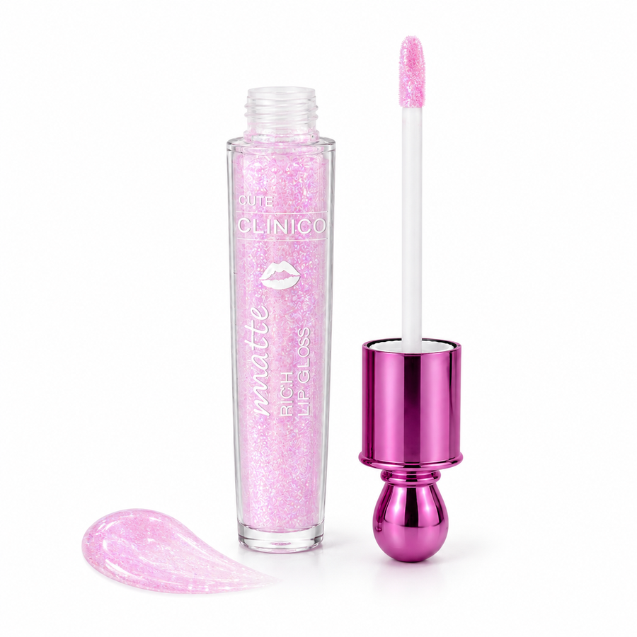 ليب جلوس ماجيك عادي وجليتر – Cute Clinico Magic Lip Gloss