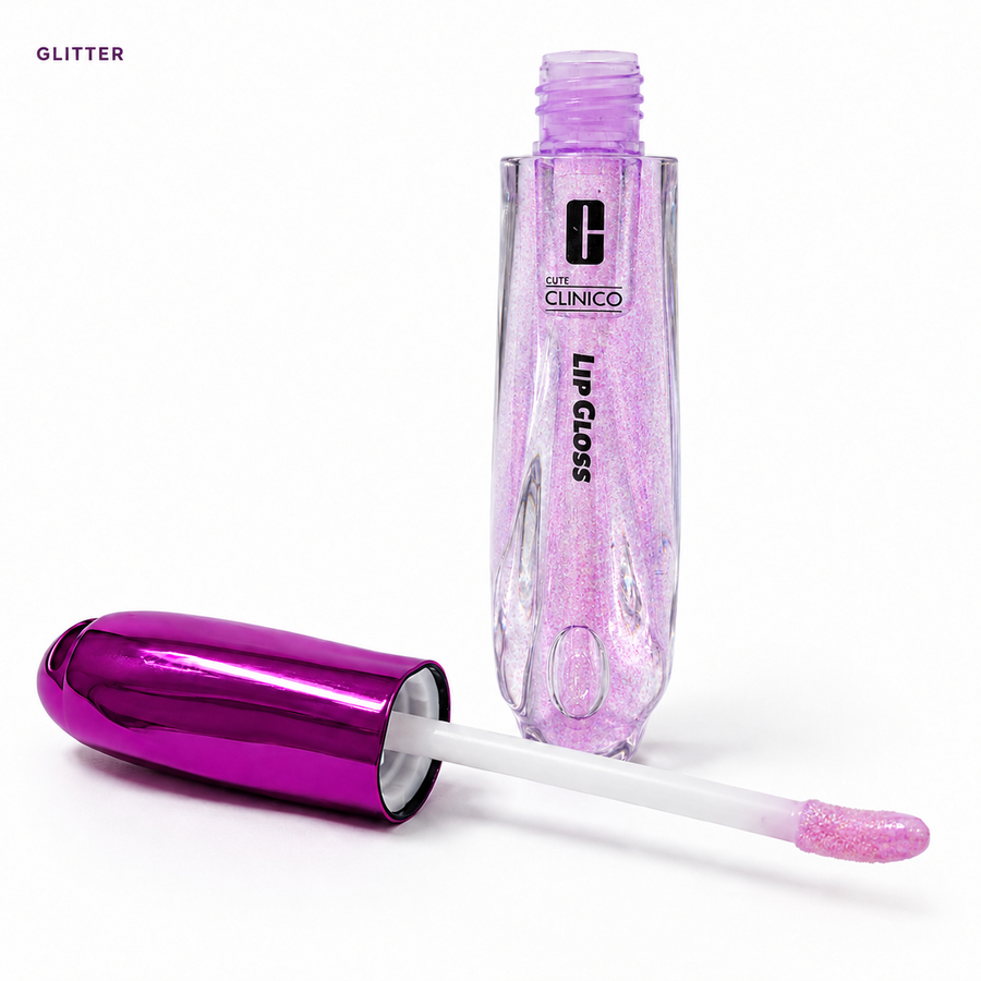 ليب جلوس ماجيك شاين عادي وجليتر – Cute Clinico Magic Shine Lip Gloss