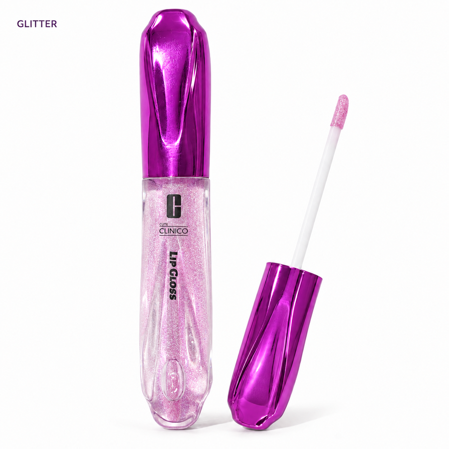 ليب جلوس ماجيك شاين عادي وجليتر – Cute Clinico Magic Shine Lip Gloss