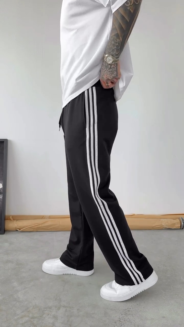 بنطلون 3Line Wide Leg كود GM3 | خامة غطس مستوردة وستايل عصري