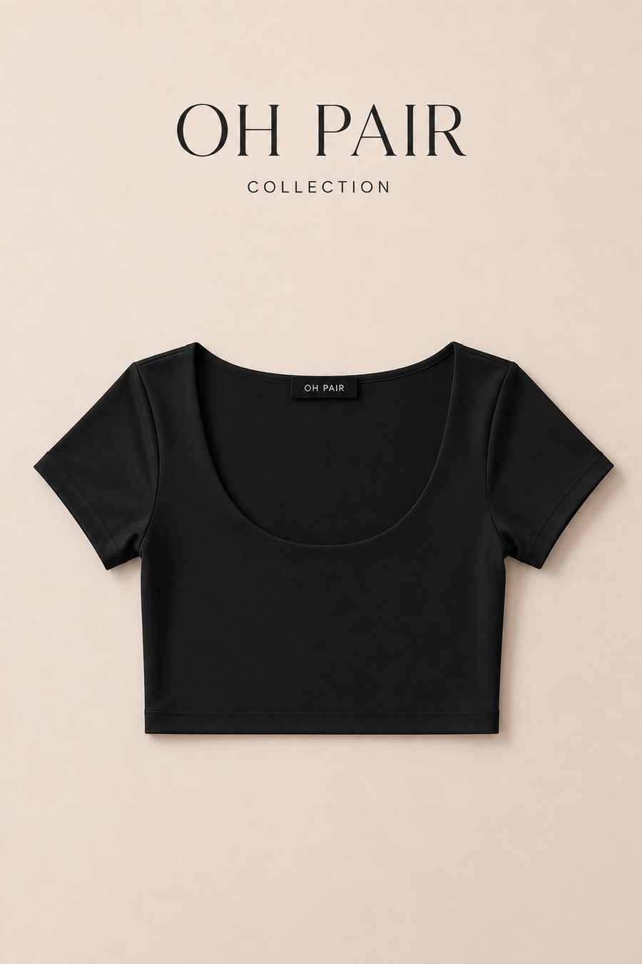 Essential Scoop Neck Crop Top