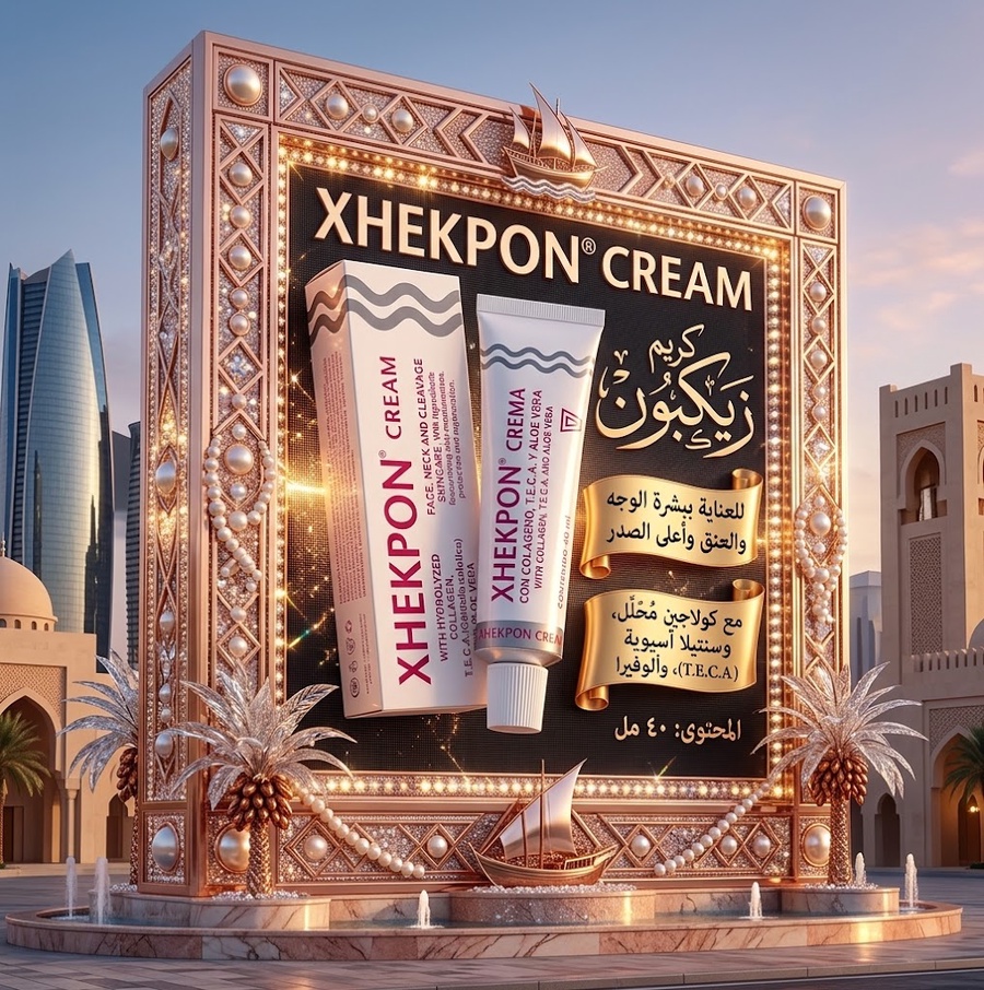 كريم زيكبون (Xhekpon) الأصلي للوجه والرقبة بالكولاجين والسنتيلا لشد البشرة ومقاومة التجاعيد