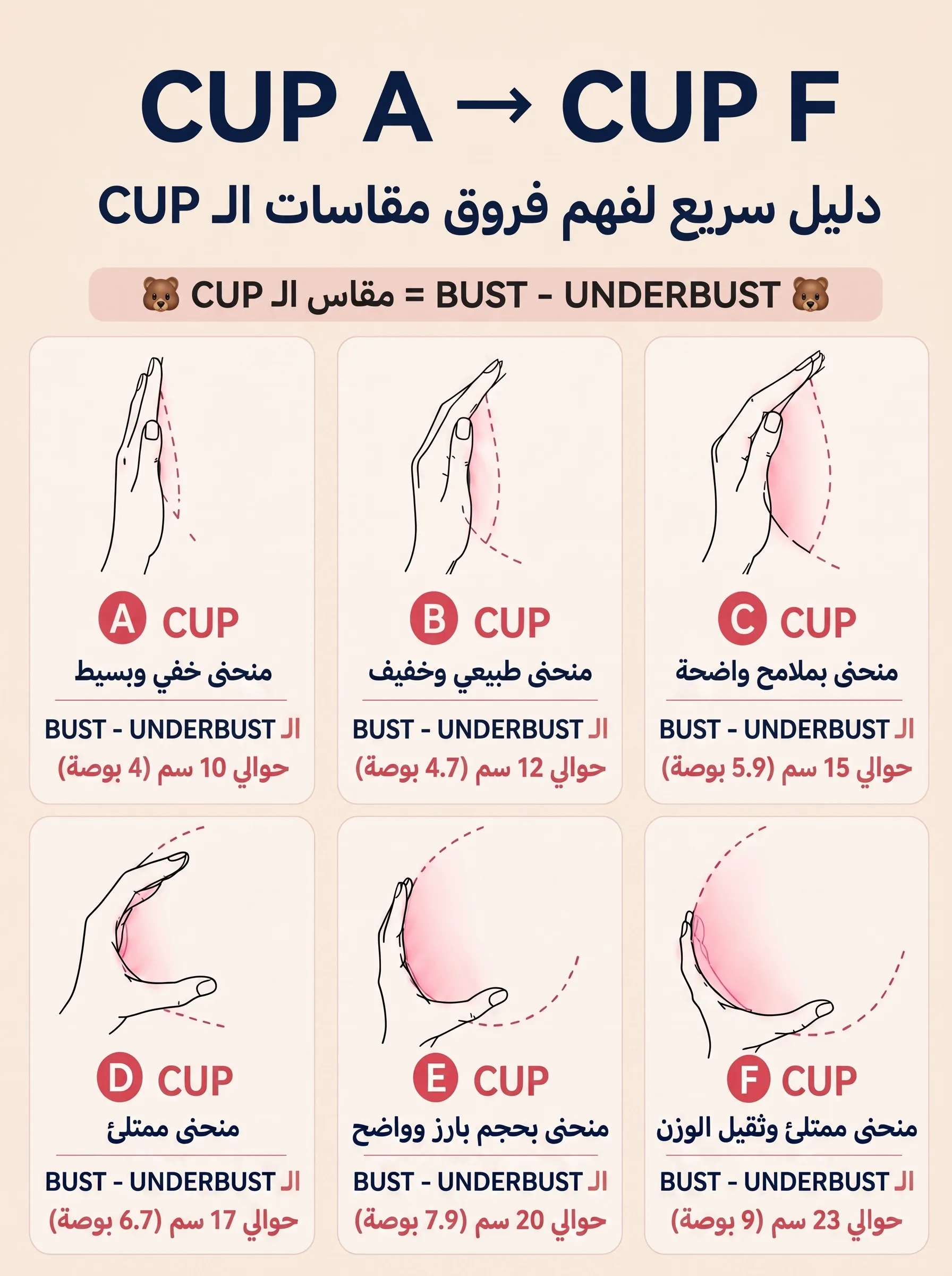 📌 إرشادات مهمة ليكي قبل اختيار مقاس البرا 🤍