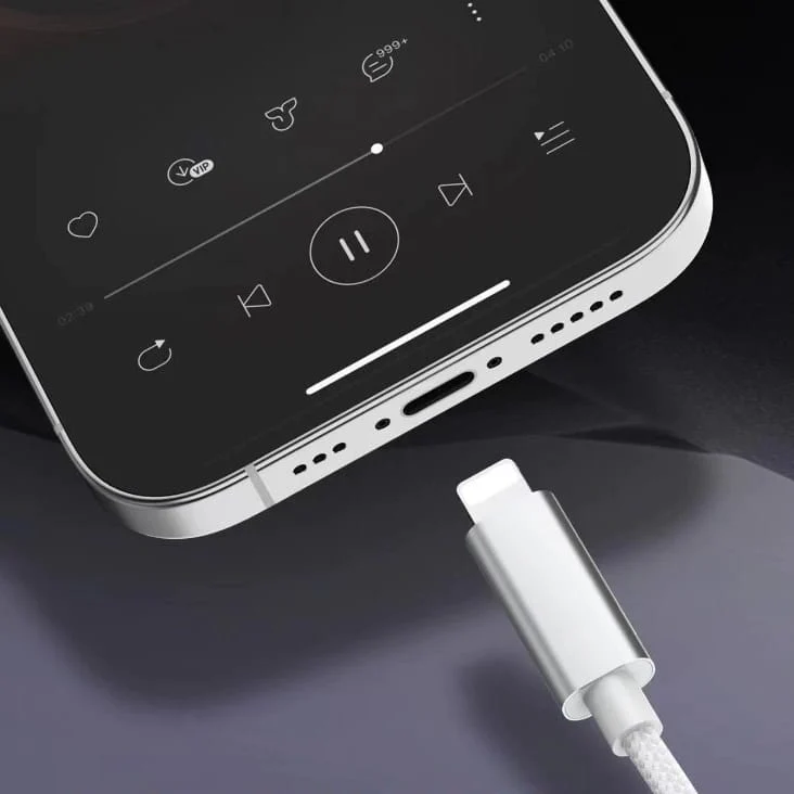لادنيو كونفيرتر أدبتور (لايتينج تو 3.5 مليميتر فيميل أدبتور)- LDNIO Converter Adapter (Lightning To 3.5 MM Female Adapter) (130mm) LS-Y80i
