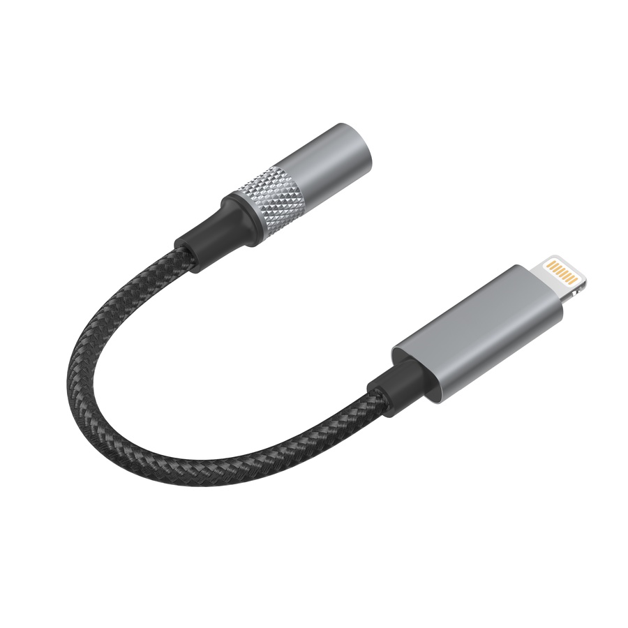 لادنيو كونفيرتر أدبتور (لايتينج تو 3.5 مليميتر فيميل أدبتور)- LDNIO Converter Adapter (Lightning To 3.5 MM Female Adapter) (130mm) LS-Y80i