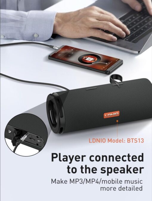  لادنيو LDNIO AUX Cable (3.5MM AUX Audio Cable Listen to Music & Navigation) (2000 mm) Model: LS-Y82A