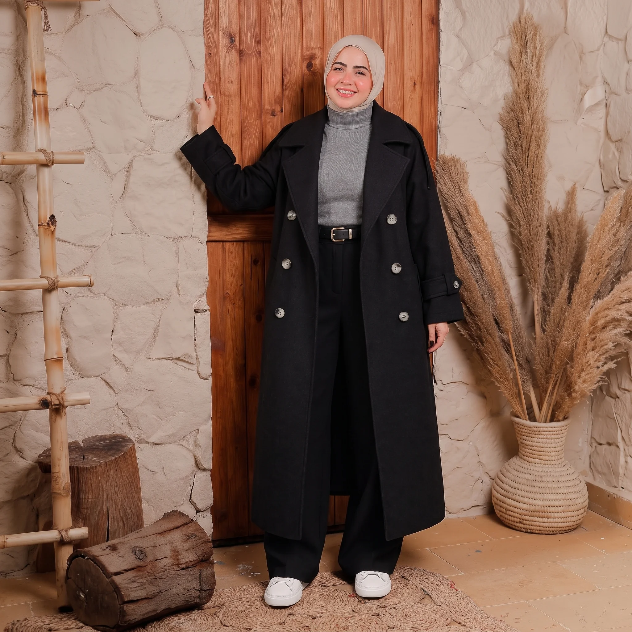 Élan Coat بالطو إيلان إحساس بالأناقة والرقي كود 0160