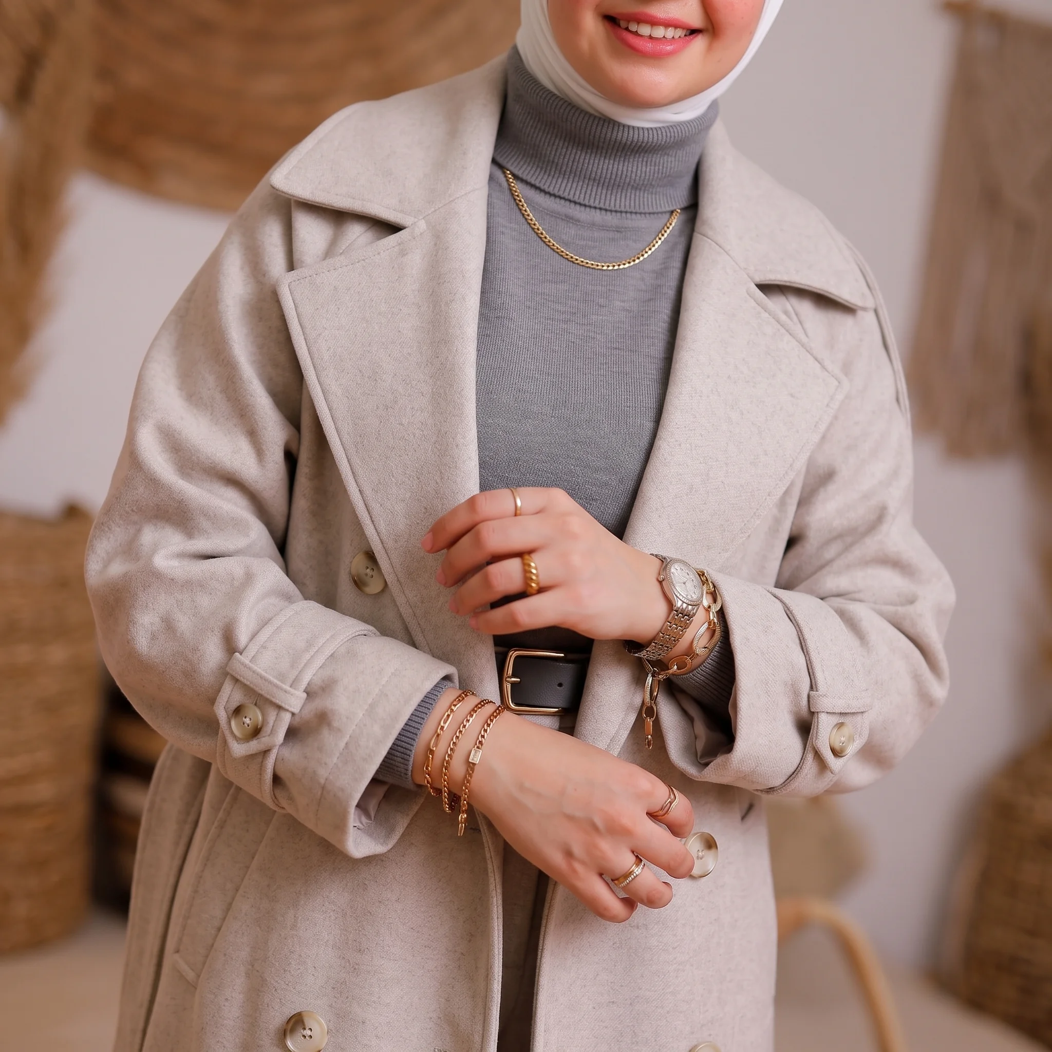 Élan Coat بالطو إيلان إحساس بالأناقة والرقي كود 0160