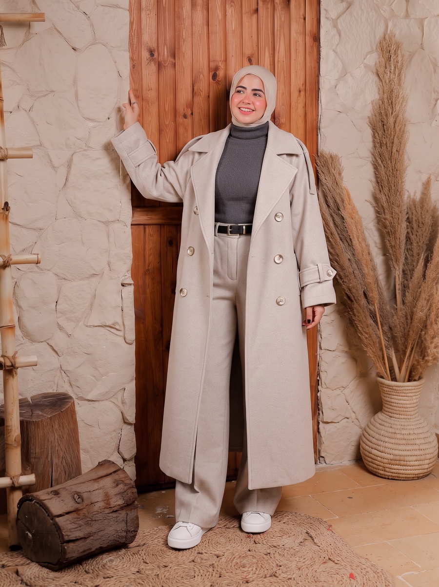 Élan Coat بالطو إيلان إحساس بالأناقة والرقي كود 0160
