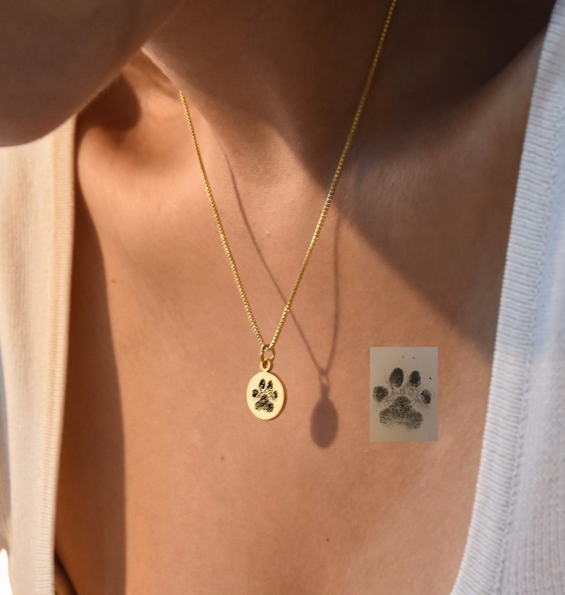 Paw Print Necklace 