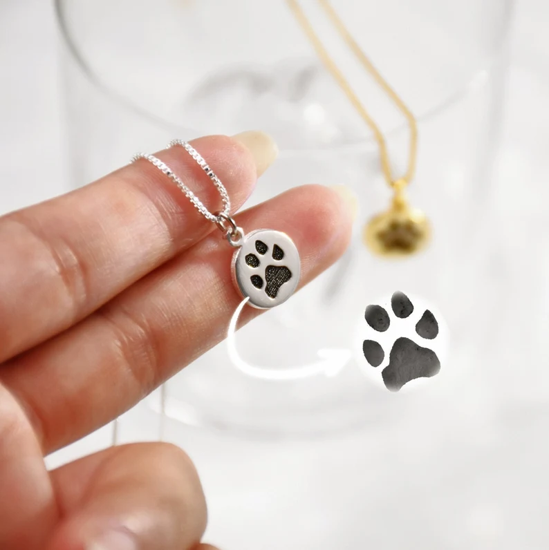 Paw Print Necklace 