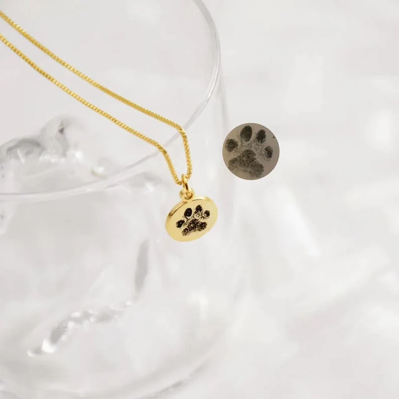 Paw Print Necklace 