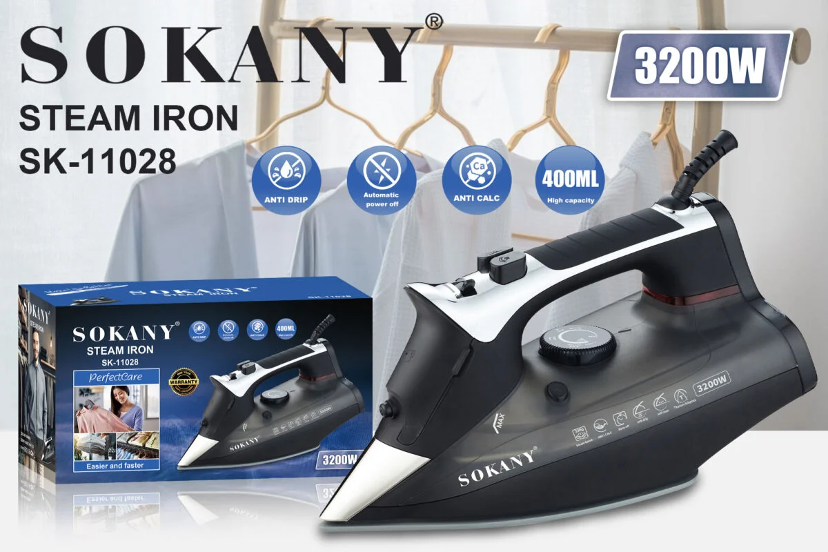 SOKANY -SK-11028 Steam Iron 3200W