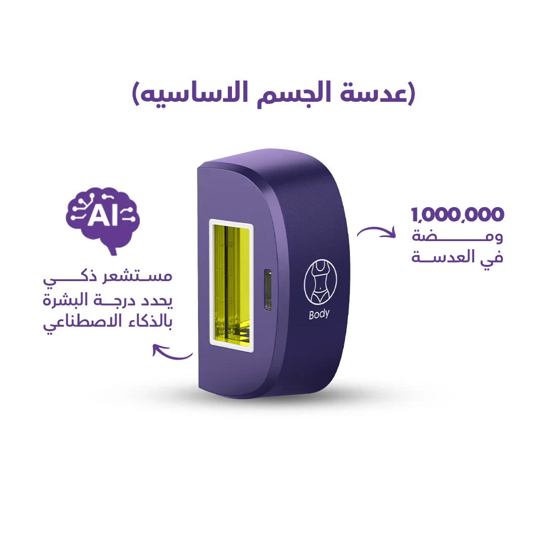 باكدج الجمال البنفسجي – جهاز ليزر روكسا الذكي