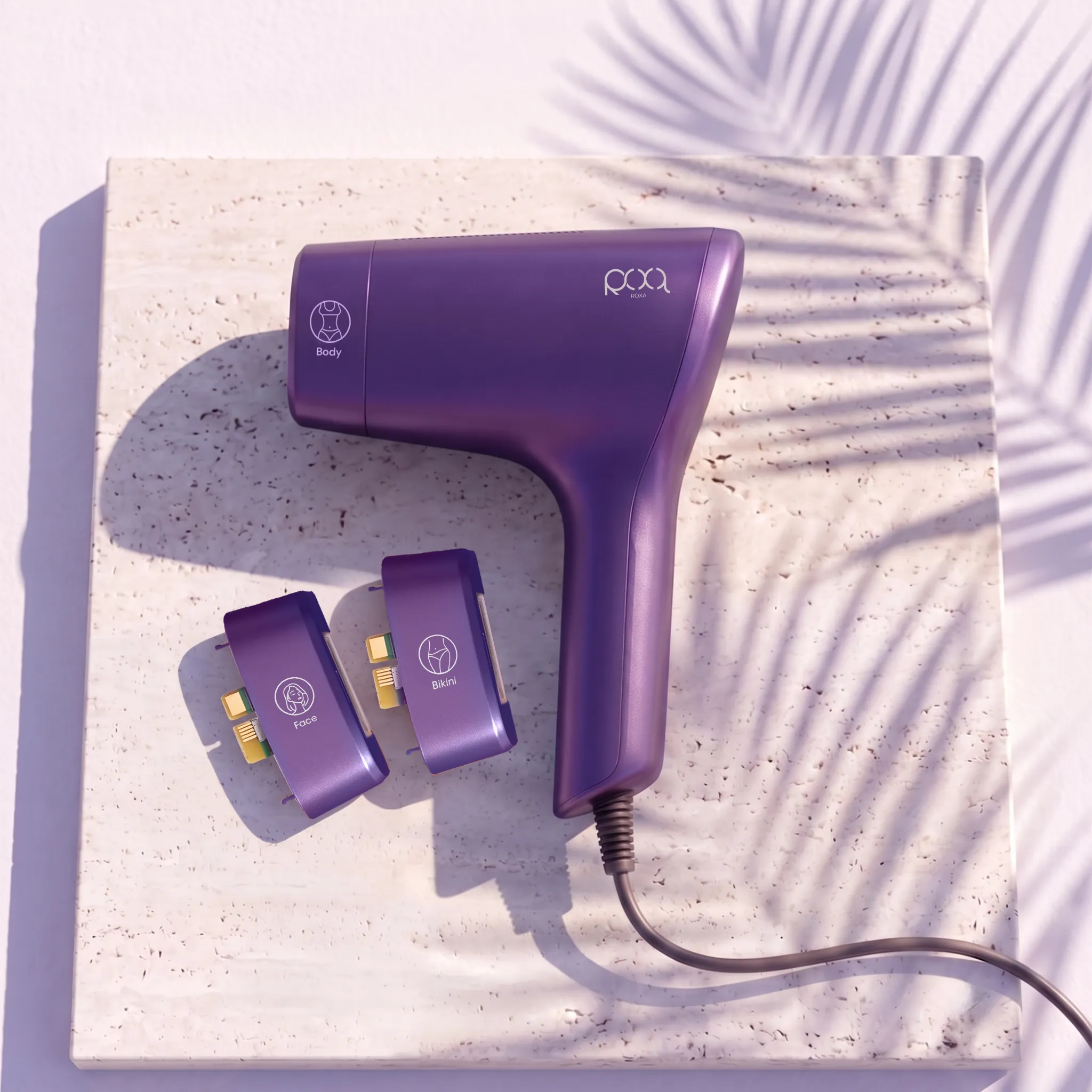 باكدج الجمال البنفسجي – جهاز ليزر روكسا الذكي