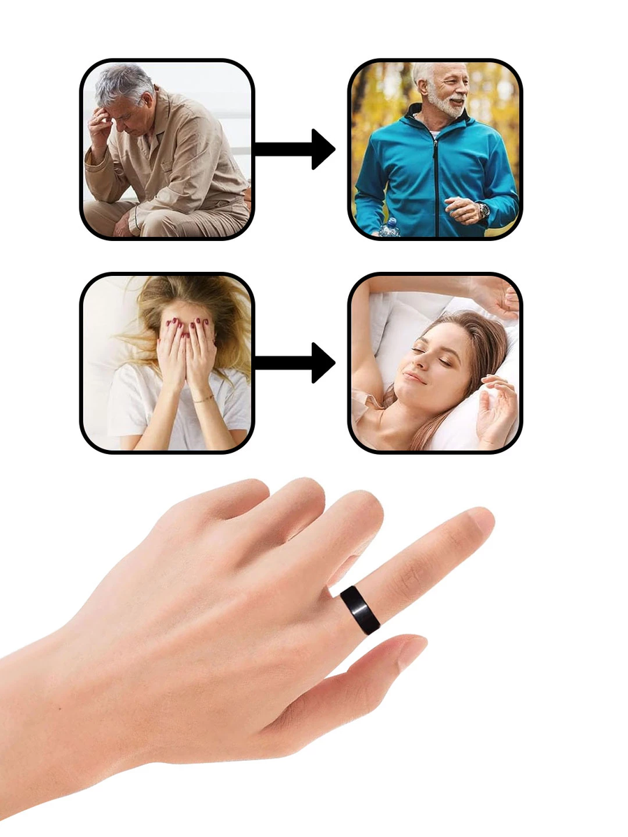 خاتم المغناطيس العصري للتوازن والراحة اليومية (Magnetic Wellness Ring)