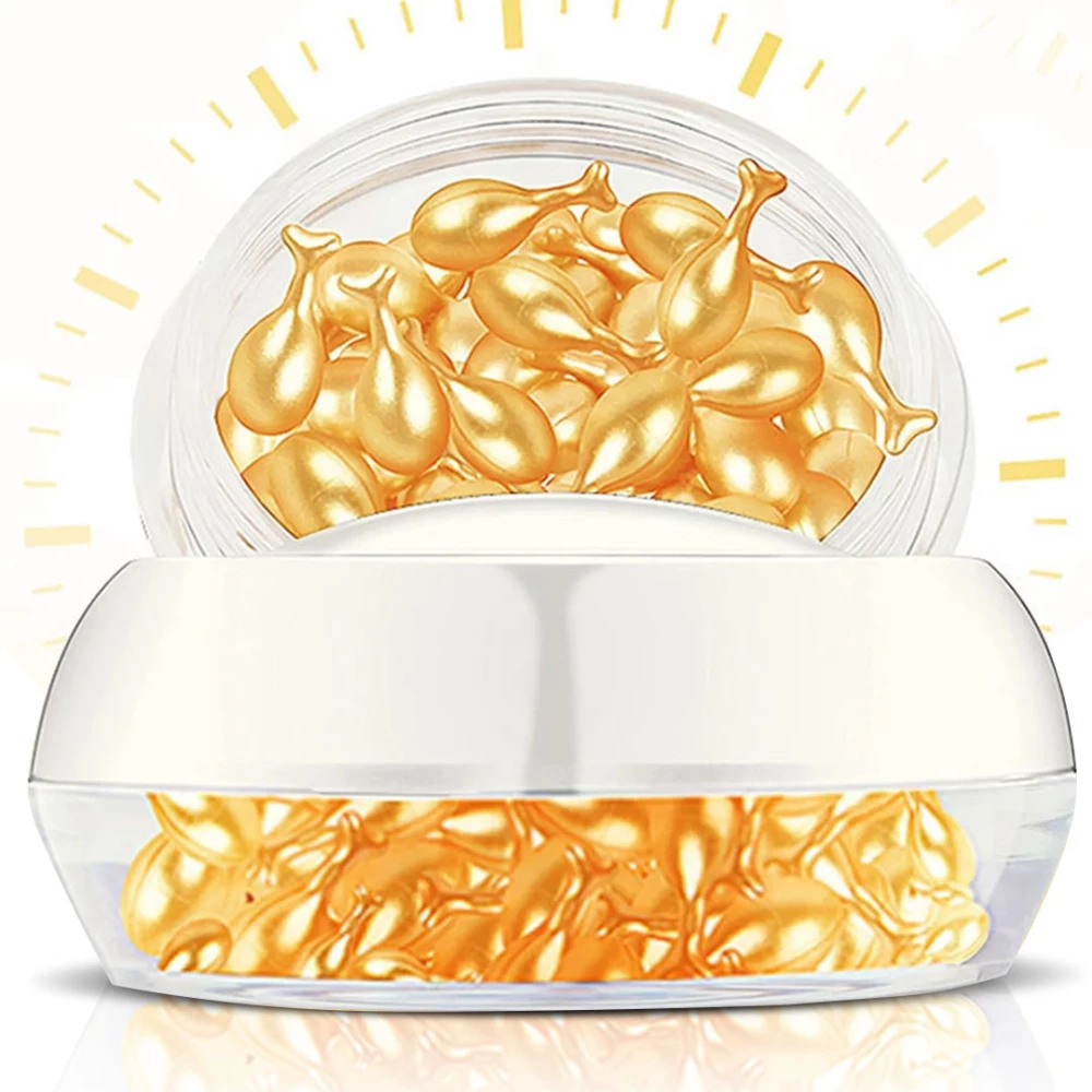 كبسولات سيروم الوجه بحمض الهيالورونيك والريتينول (Hyaluronic Acid & Retinol Serum Capsules)