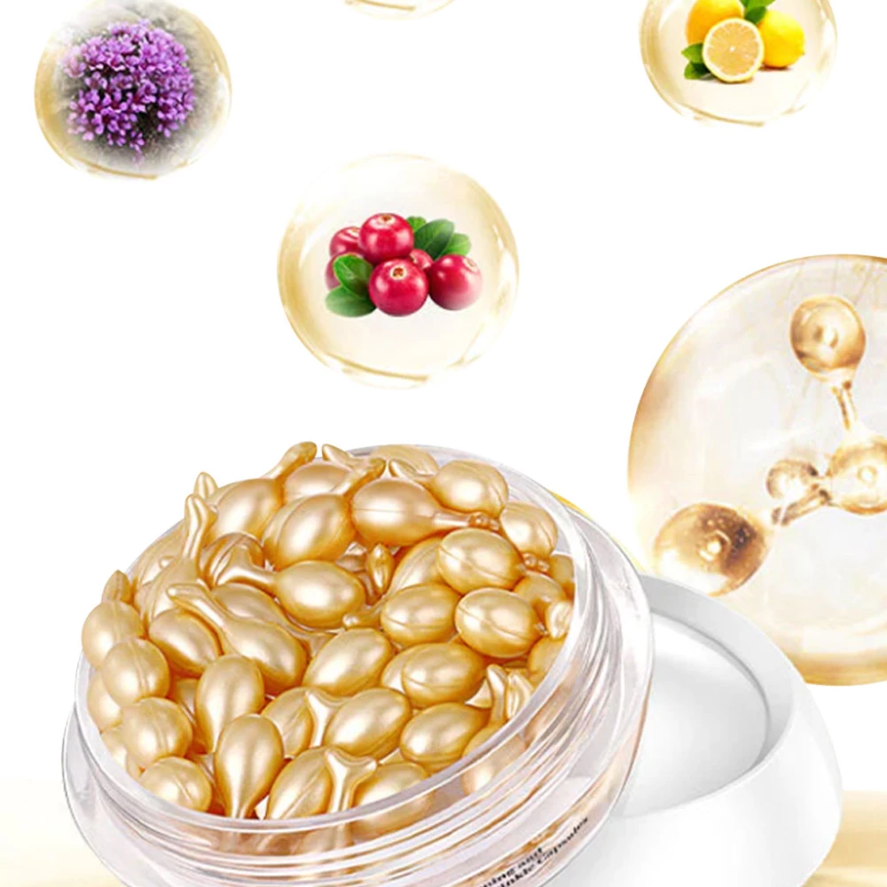 كبسولات سيروم الوجه بحمض الهيالورونيك والريتينول (Hyaluronic Acid & Retinol Serum Capsules)