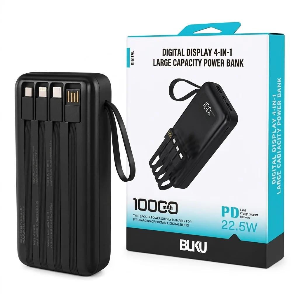 باور بانك Buku MG-G166 بسعة 10000mAh وشحن سريع 22.5W