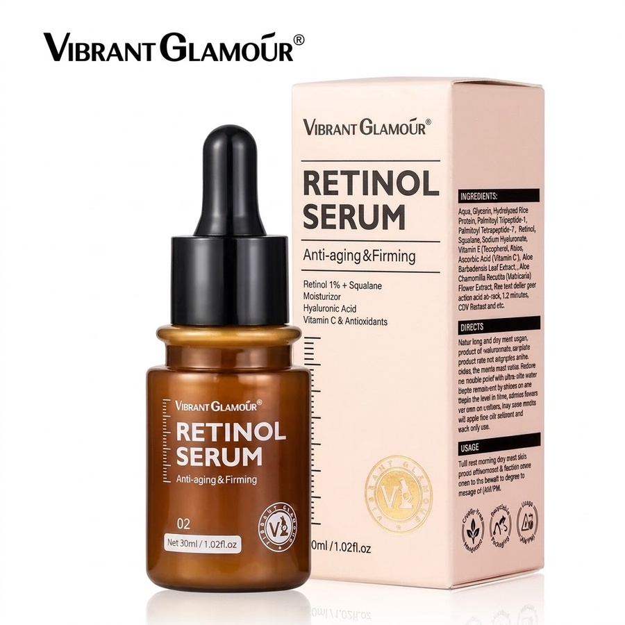سيروم الريتينول وحمض الهيالورونيك لمحيط العين والوجه – 30 مل (Retinol & Hyaluronic Acid Eye Serum)