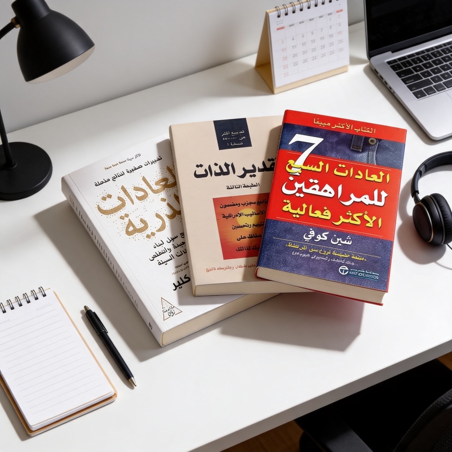ثلاثية بناء الذات والعادات | العادات الذرية + العادات السبع للمراهقين + تقدير الذات