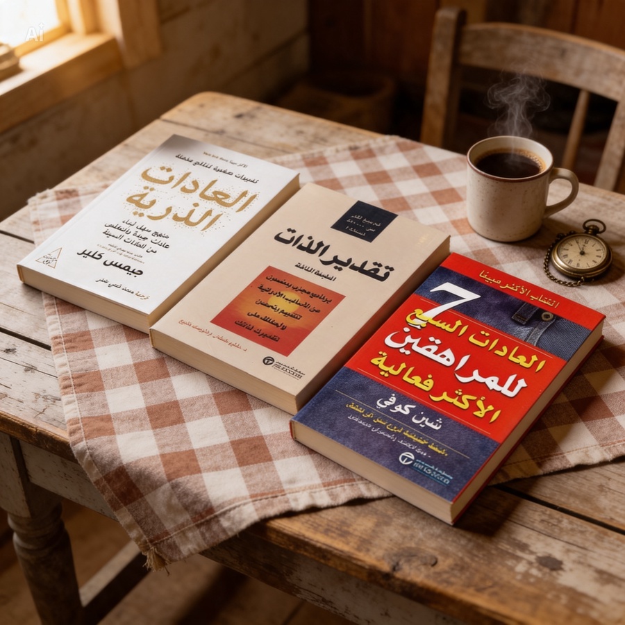 ثلاثية بناء الذات والعادات | العادات الذرية + العادات السبع للمراهقين + تقدير الذات