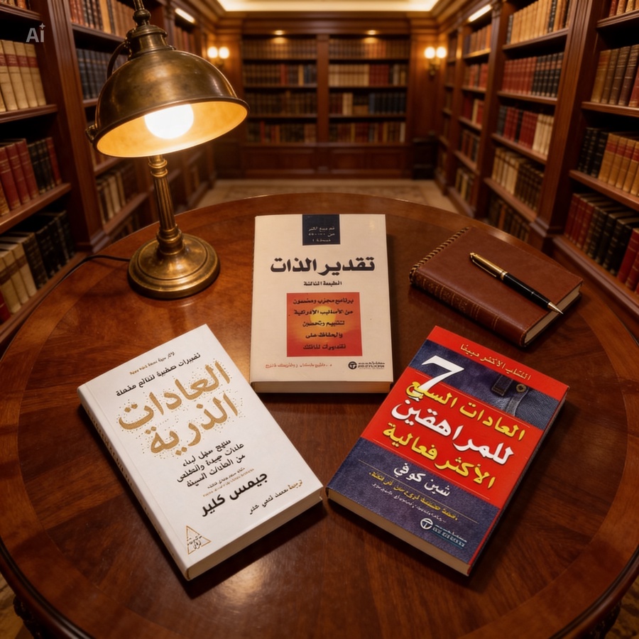 ثلاثية بناء الذات والعادات | العادات الذرية + العادات السبع للمراهقين + تقدير الذات