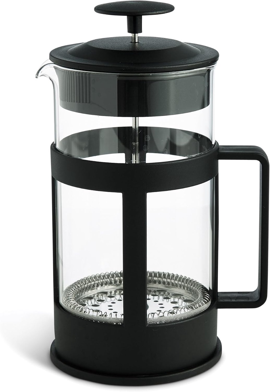 مكبس القهوة والشاي الفرنش برس (French Press) بالضغط اليدوي لتحضير المشروبات الساخنة