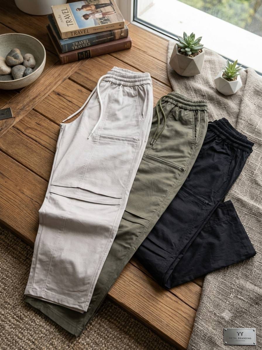 Baggy Pants Wide Leg | بنطلون باجي جبردين مستورد