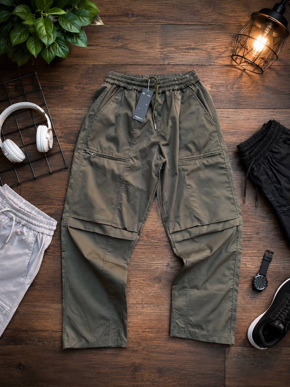 Baggy Pants Wide Leg | بنطلون باجي جبردين مستورد