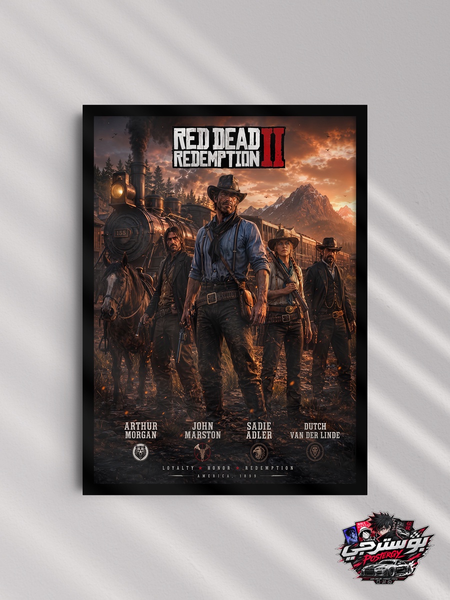 بوستر Red Dead Redemption 2 بتصميم أسطوري