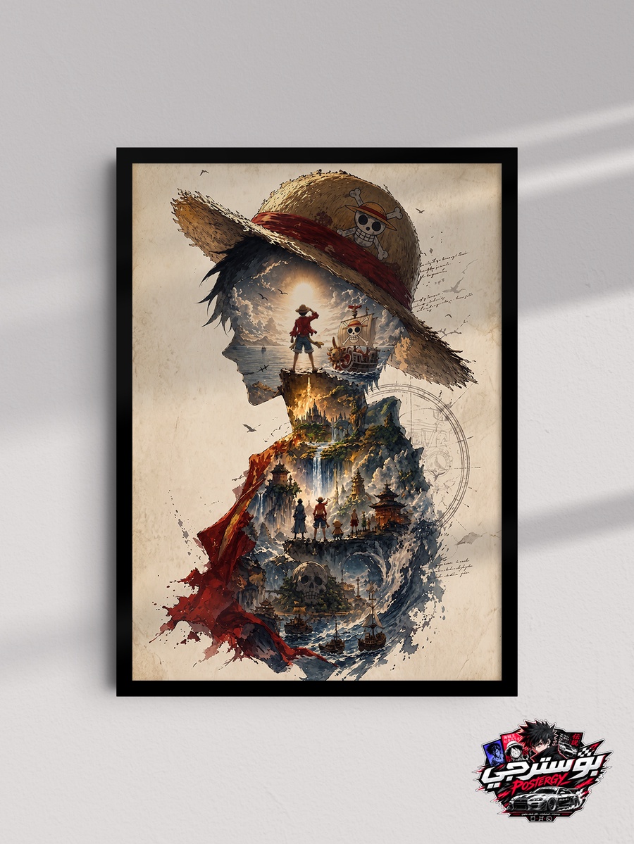 بوستر One Piece بتصميم فني مميز
