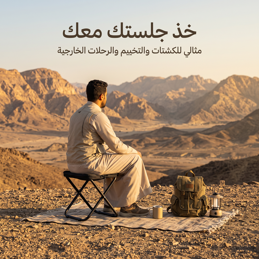 مقعد مَهاد القابل للطي | MAHAD FOLDING CHAIR