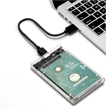 Transparent rack enclosure for  sata \ ssd hard disk 2.5 inch