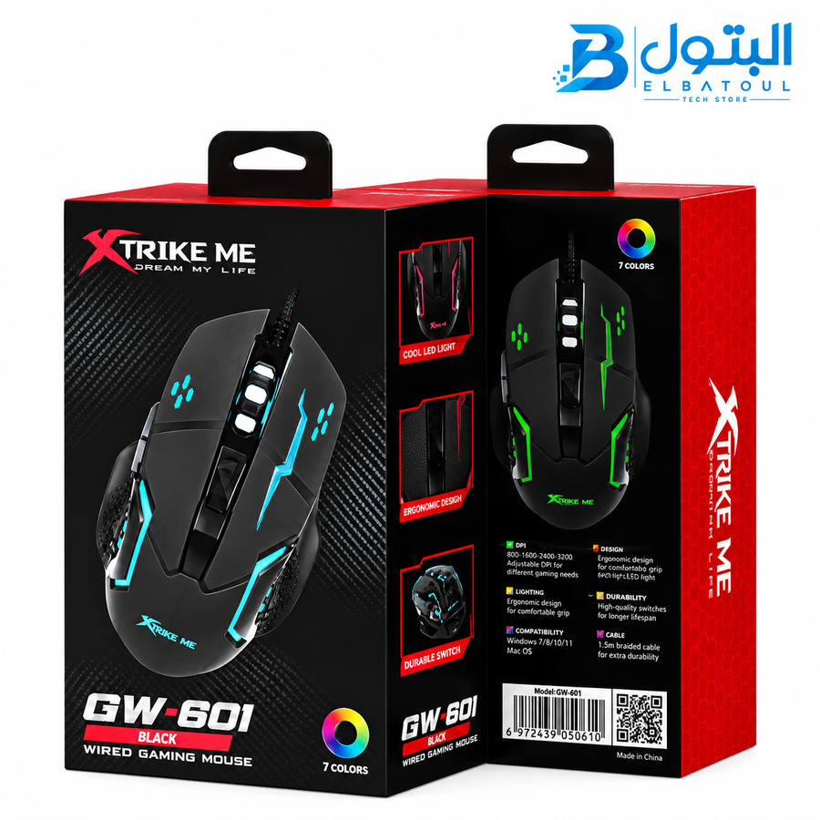  XTRIKE ME - GW-601Wireless Gaming Mouse (2.4G)