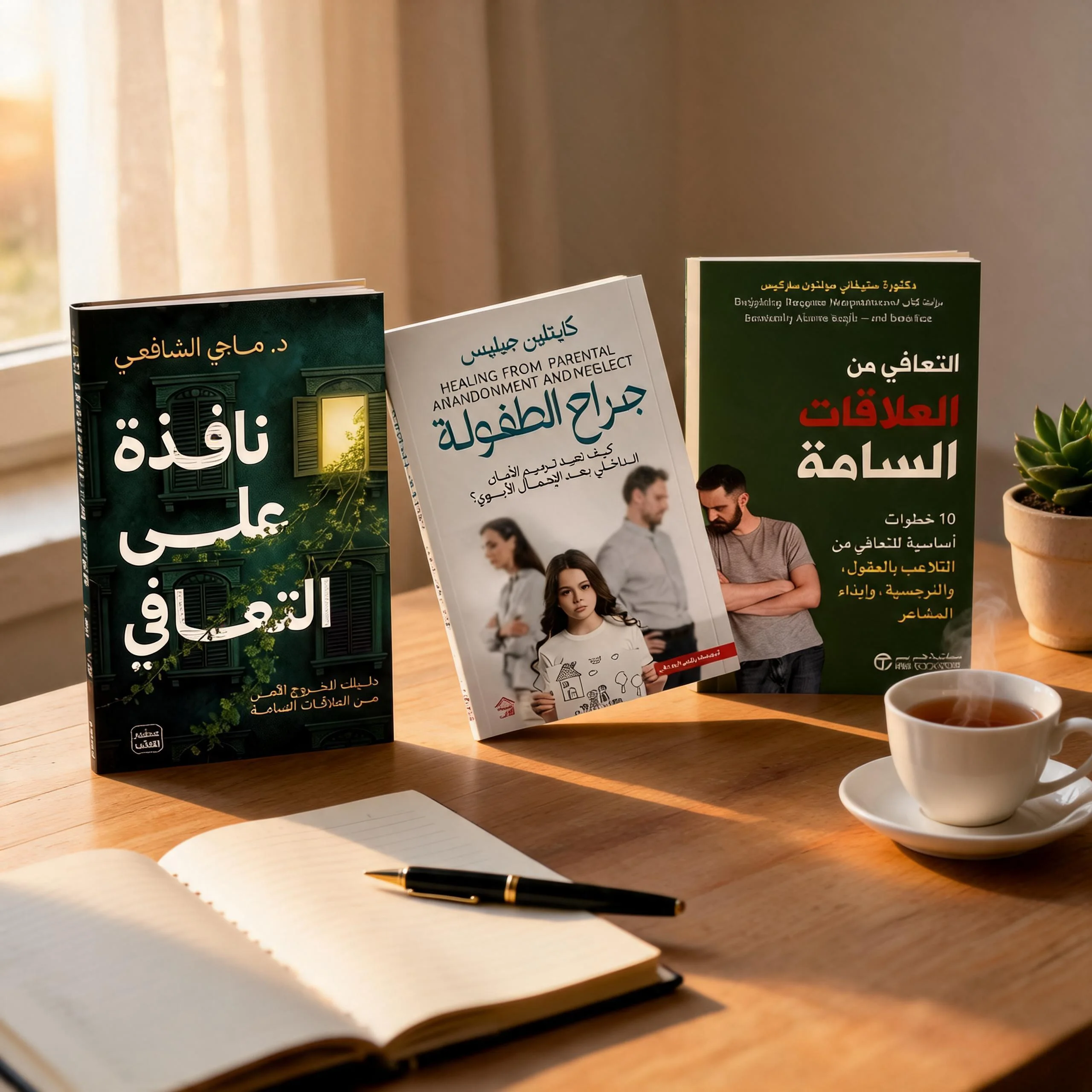 ليه كلمة معينة بتأثر فيك أوي؟ ليه بتخاف من إن حد يسيبك؟ ليه بتقبل حاجات بتضايقك في علاقاتك؟ وليه ساعات بتحس إنك مش كفاية؟  ممكن تكون فيه حاجات قديمة لسه مأثرة عليك… وإنت مش واخد بالك.  3 كتب تساعدك تفهم نفسك أكتر، وتفهم العلاقات السامة، وتبدأ تتعامل معاها بشكل مختلف.  