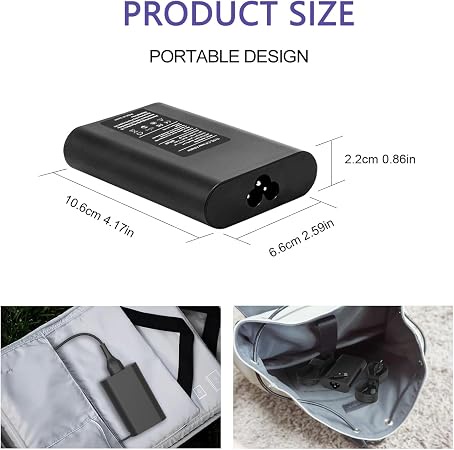 Dell 65W USB-C Laptop Charger for Latitude 5520 5420 5540 7420 5550 3540 e5430 5440 5530 7430 7440 3450 XPS 13 Chromebook Type C AC Power Adapter Cord