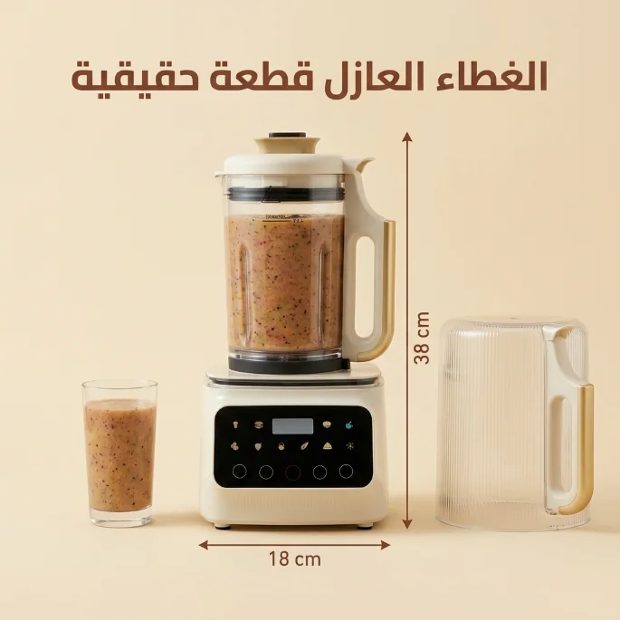 خلاط ذكي عازل للصوت