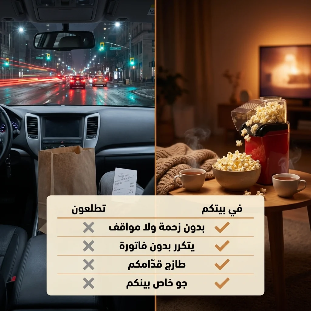 صانعة الفشار الالية